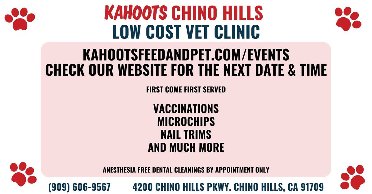 Kahoots Low Cost Vet Clinic