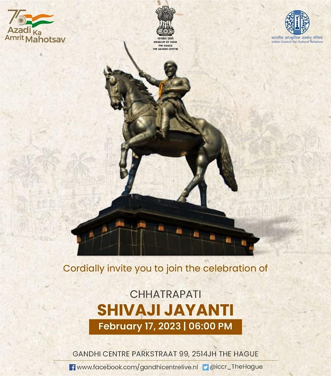 Shivaji Jayanti Birth Anniversary Of Shivaji Maharaj Gandhi Centre shivaji-jayanti-birth-anniversary-of-shivaji-maharaj-gandhi-centre