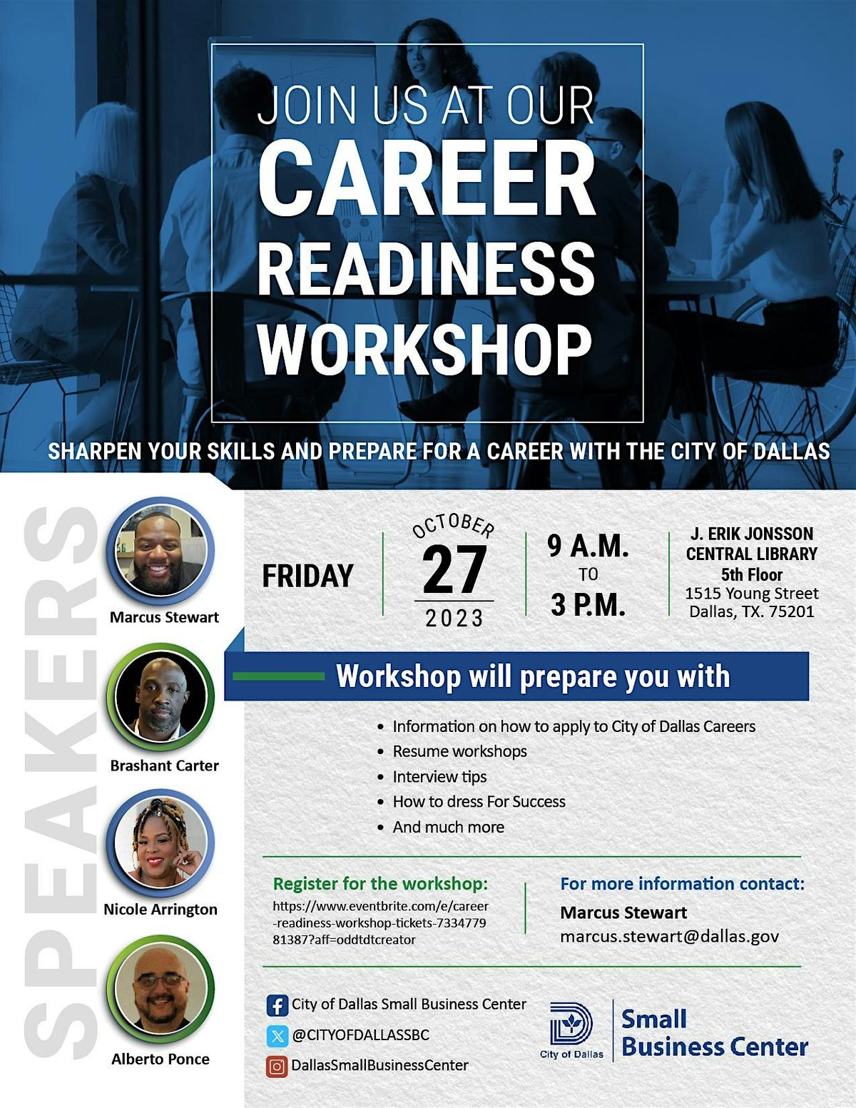 FreshStart Employment Program Career Readiness Workshop