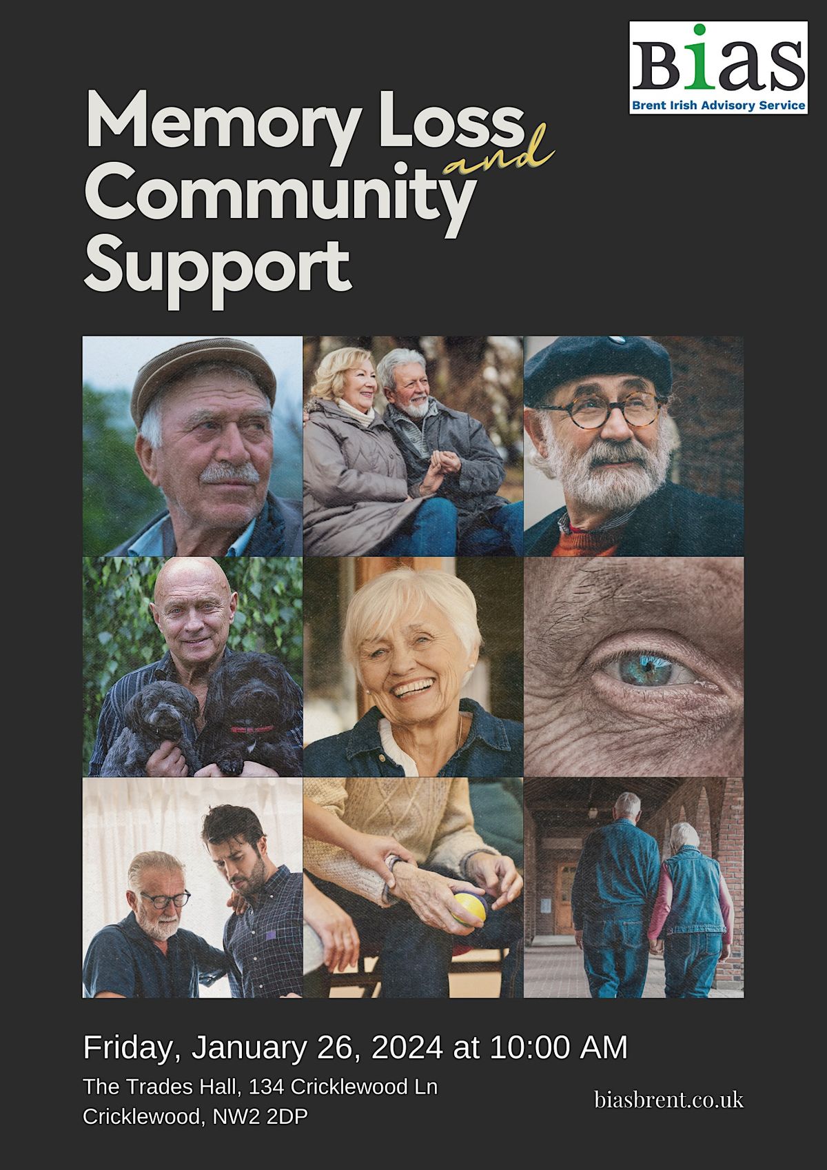 Memory Community Support Memory Loss and Community Support, The Cricklwood Trades Hall ...