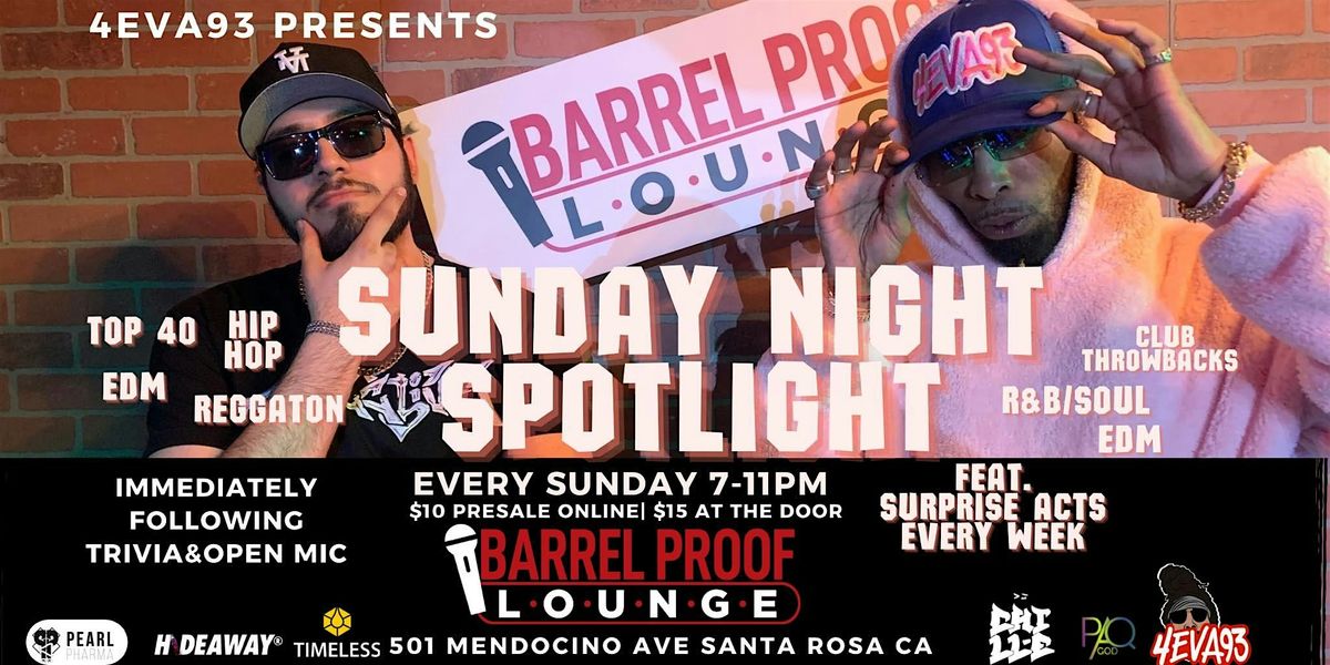 Sunday Night Spotlight w\/ DJ Chill E & Paq God