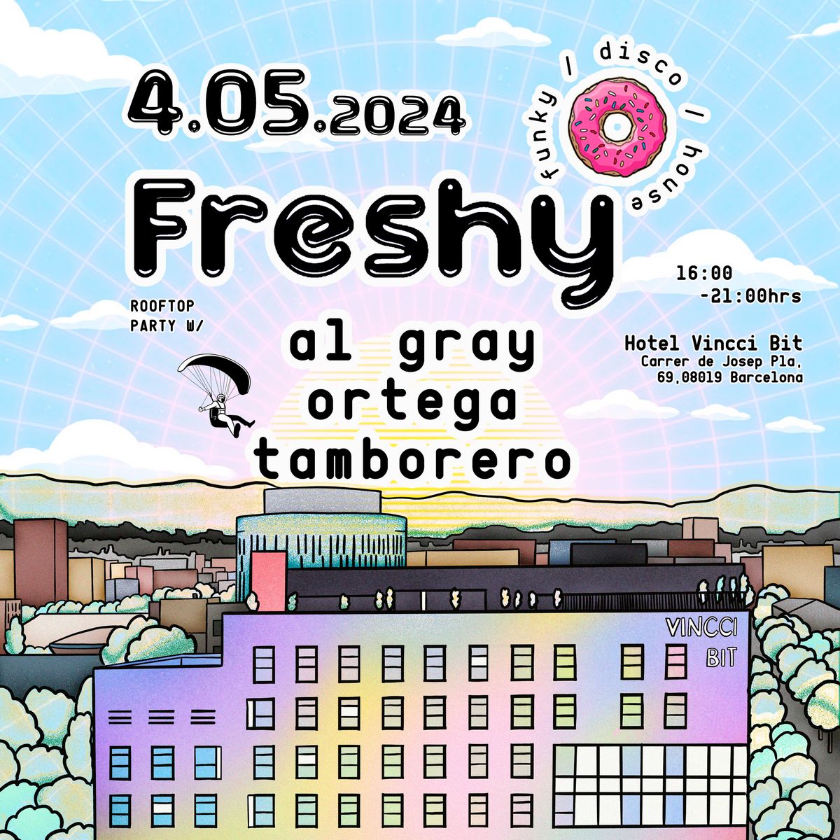 Freshy Rooftop Party - House, Funky & Disco