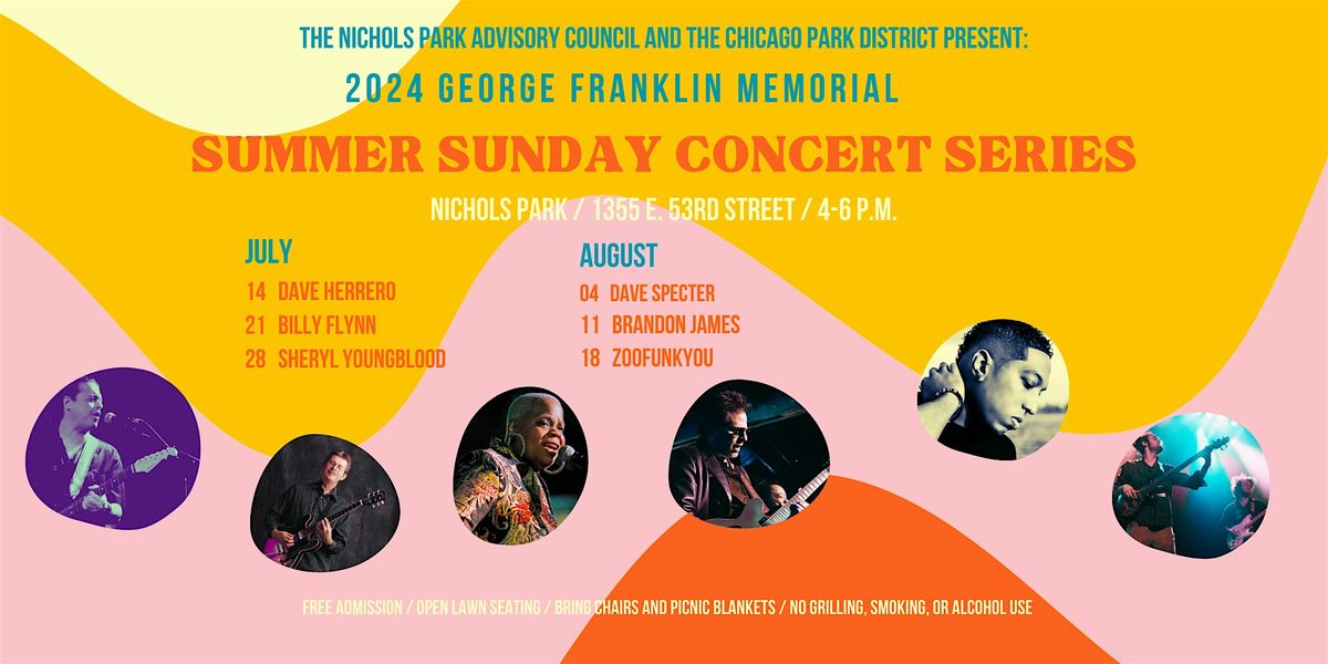 2024 George Franklin Memorial Summer Sunday Concert Series