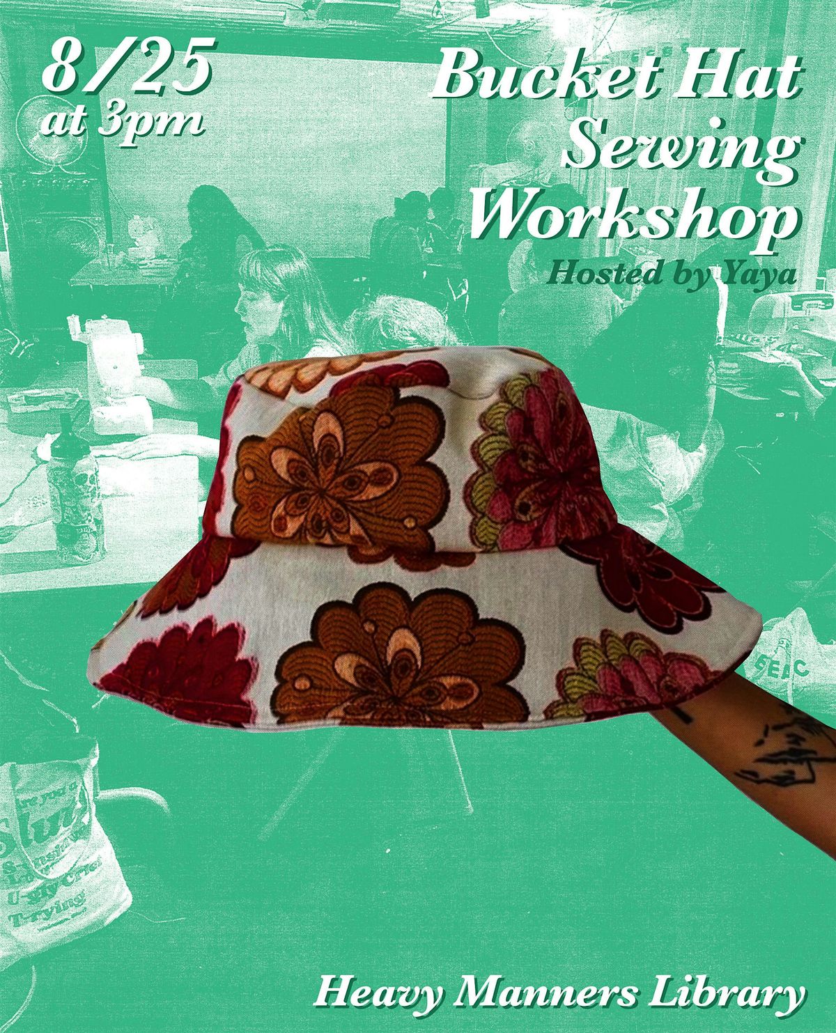 Bucket Hat Sewing Workshop Hosted by Yaya (8\/25)