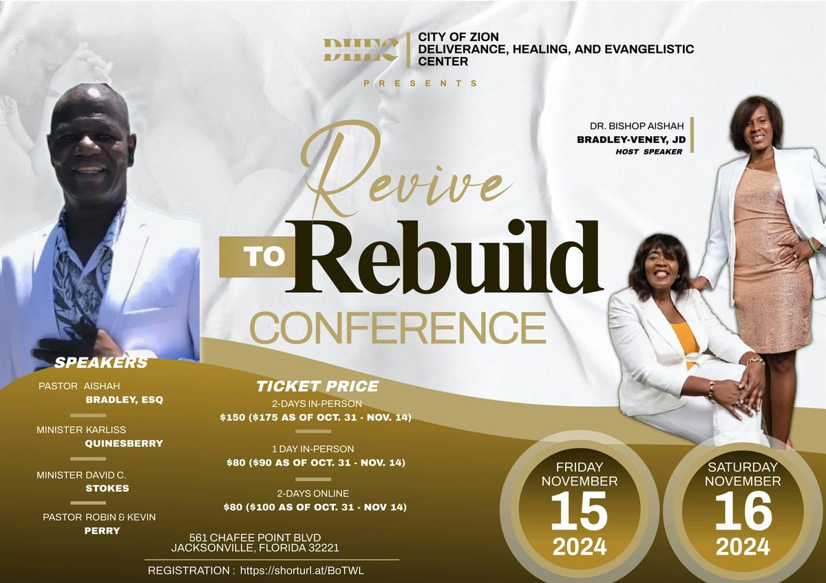 Revive To Rebuild Conference Jacksonville