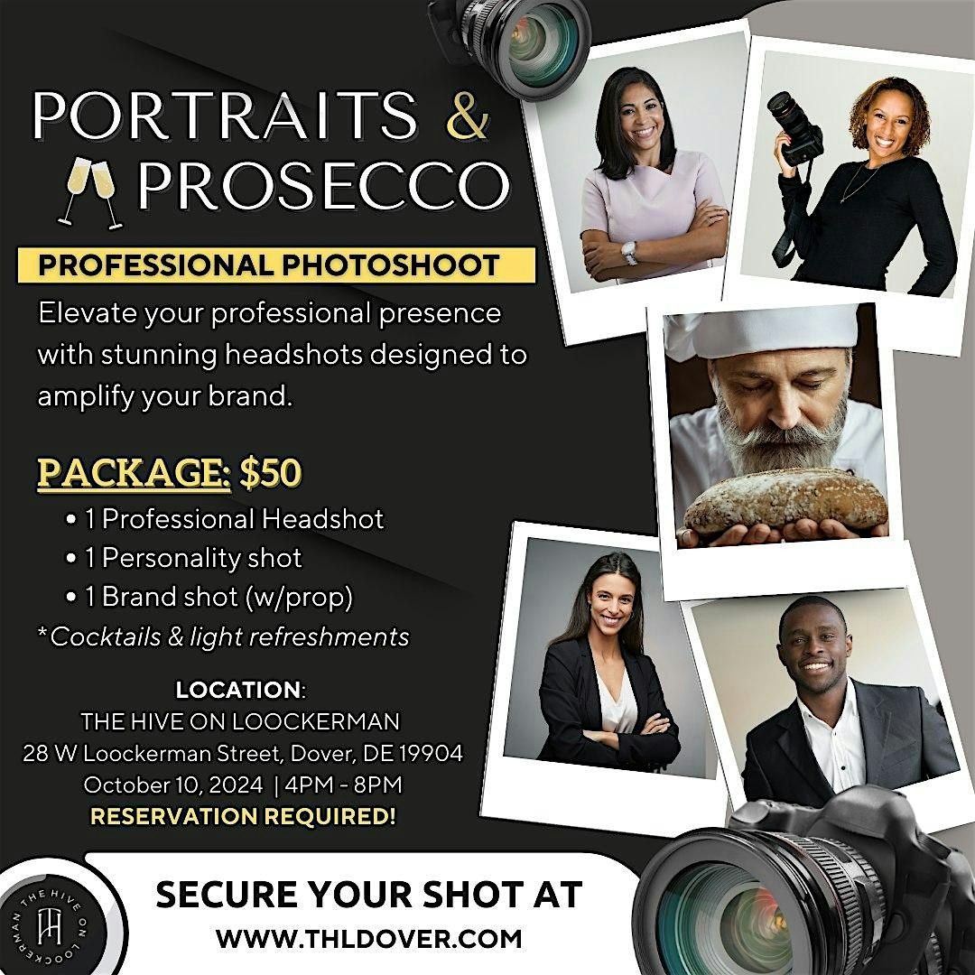 Portraits & Prosecco: Professional Headshot Mixer