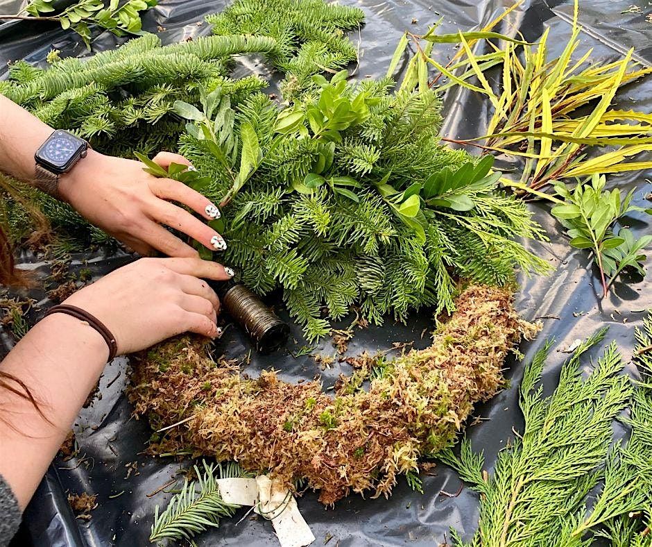 Christmas Wreath Making Workshop  Workshop at Crook Hall Gardens