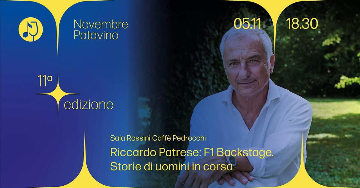 RICCARDO PATRESE: F1 BACKSTAGE