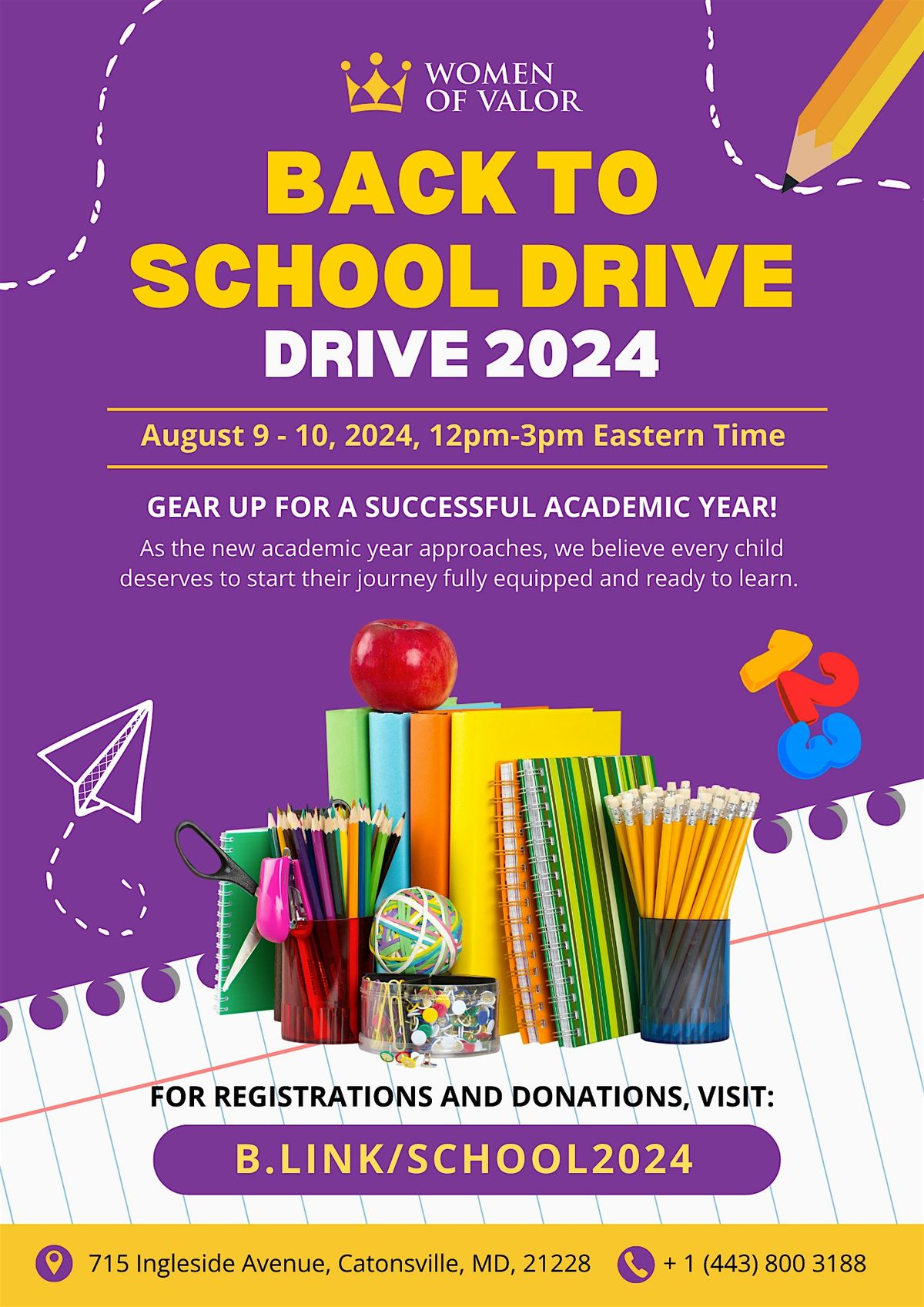 Back to School Drive 2024