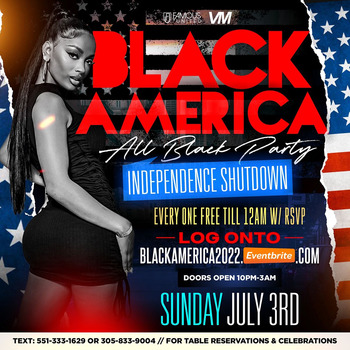 ALL BLACK AMERICA All Black Independence Party | JULY 3RD AT EMBR ATLANTA