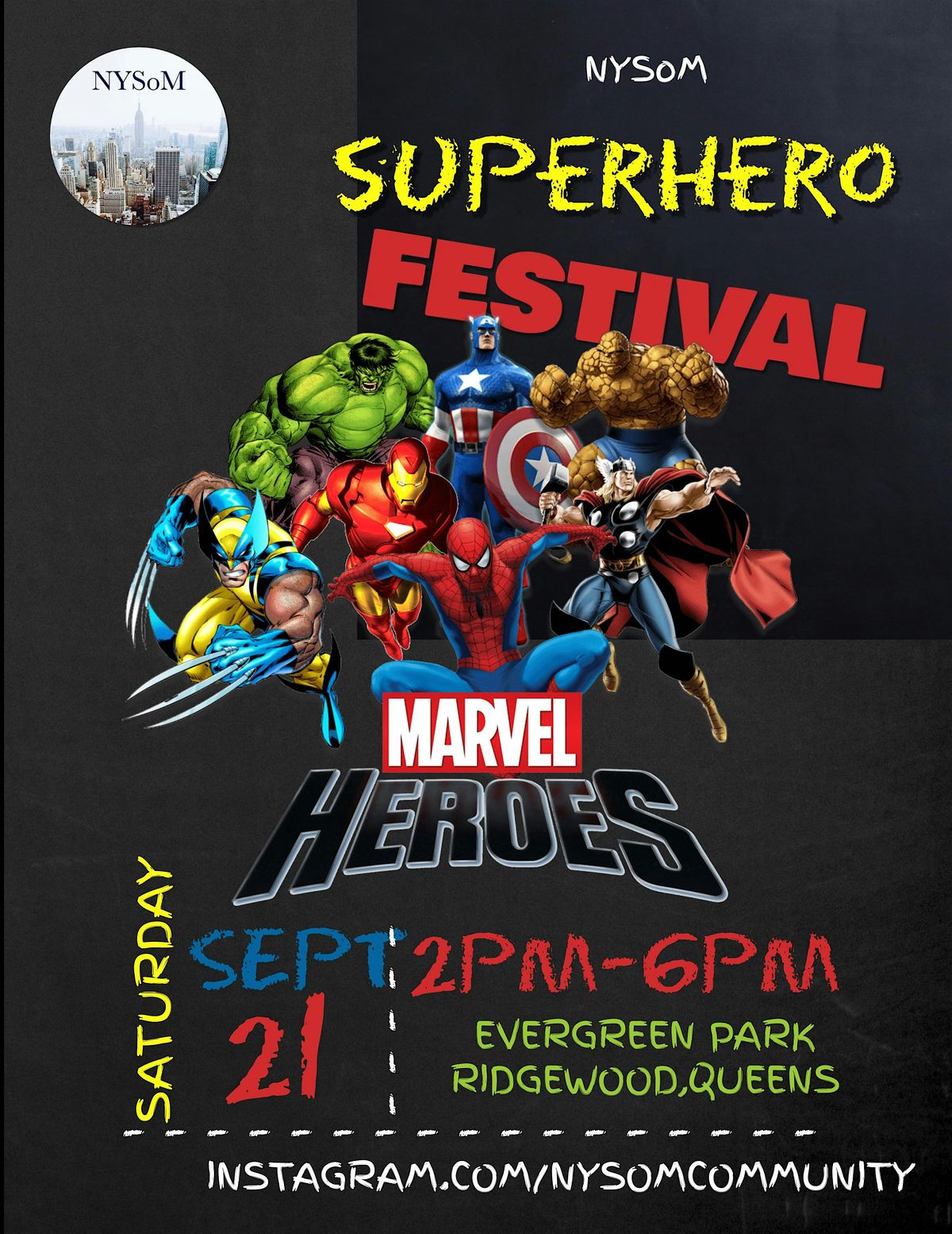 NYSoM SuperHero Festival 2024