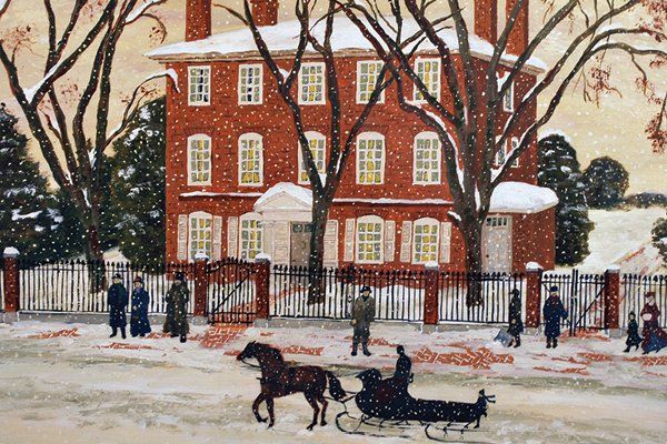 Comfort and Joy: Christmas in Olde New England tours of the Wadsworth-Longfellow House