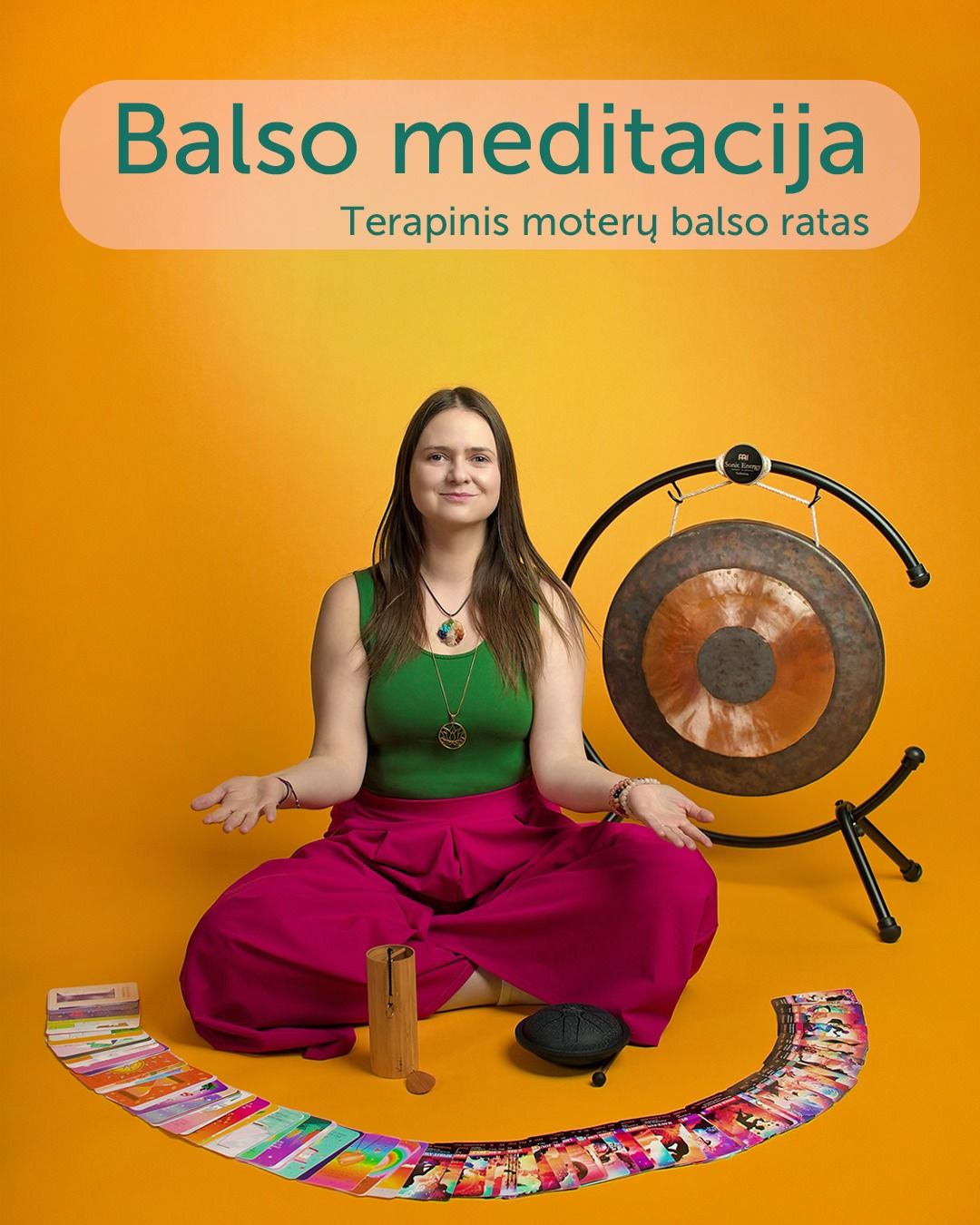 Balso meditacija. Terapinis moter\u0173 balso ratas.