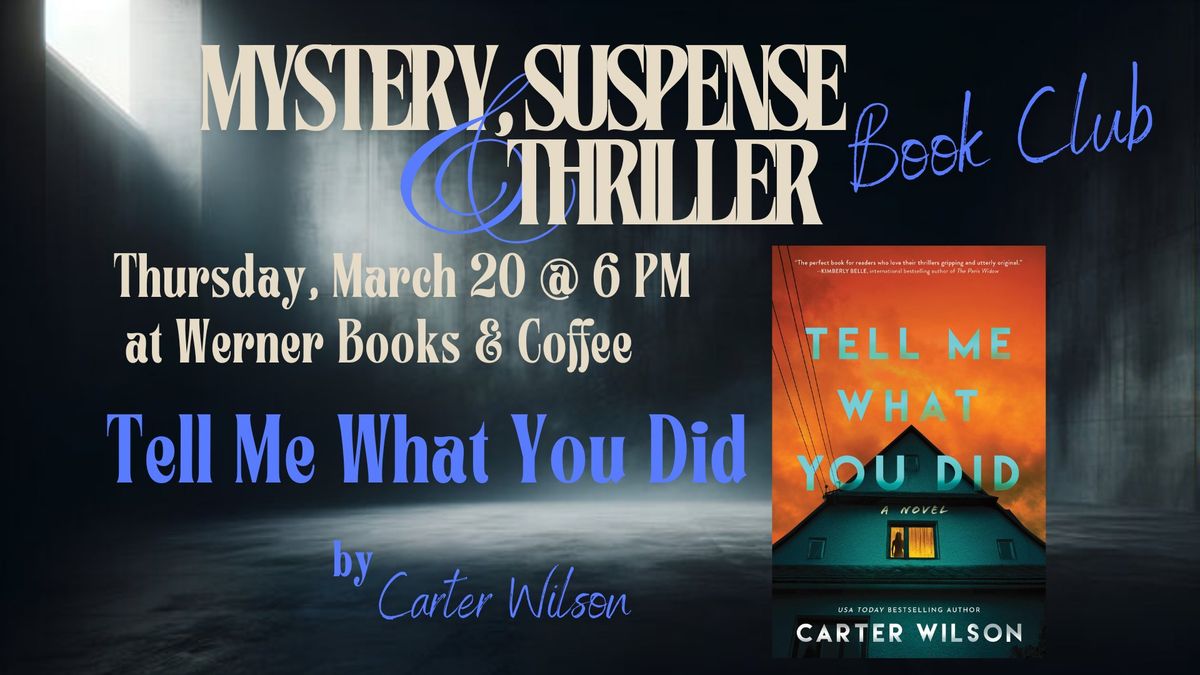 Mystery, Suspense & Thriller Book Club