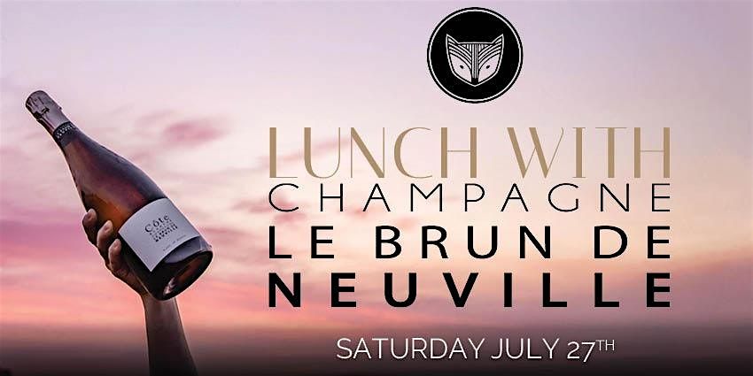 Lunch with Le Brun De Neuville