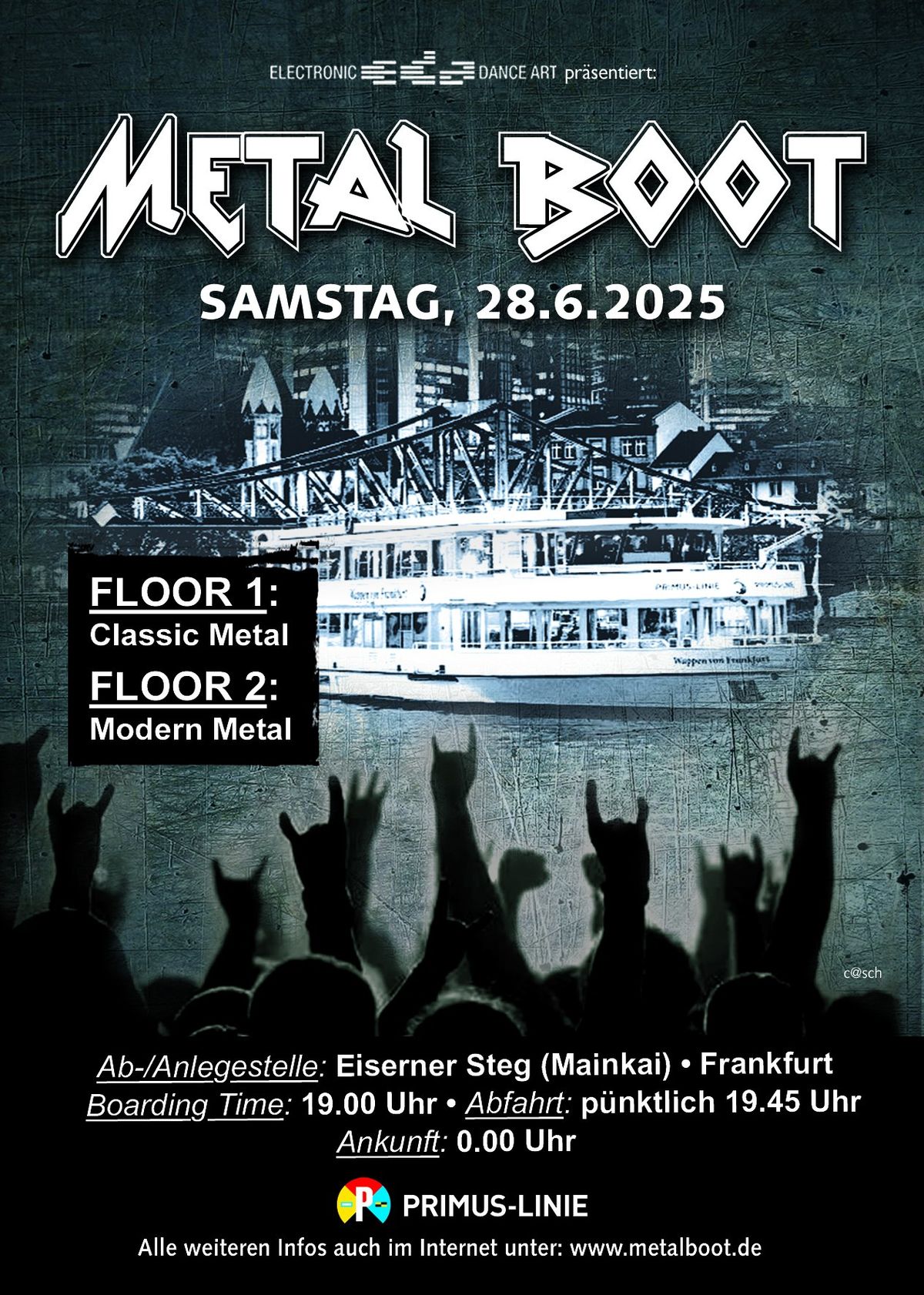 Das MetalBoot - Deine MetalParty auf dem Main! - 2 Floors