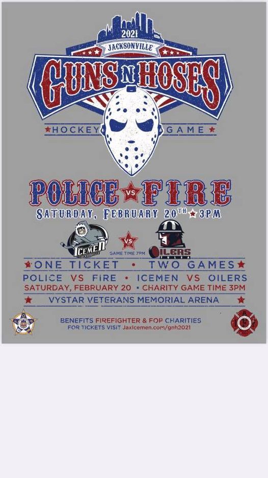 Guns N Hoses Charity Hockey Event, Jacksonville, Florida, 20 February 2021