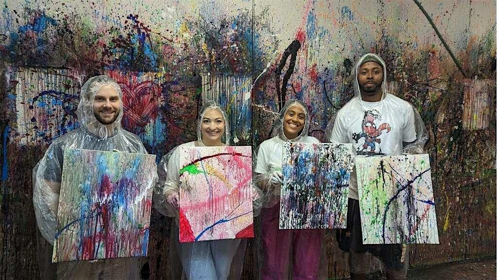 Paint Splatter Session 1:30-2:30pm ( BYOB)