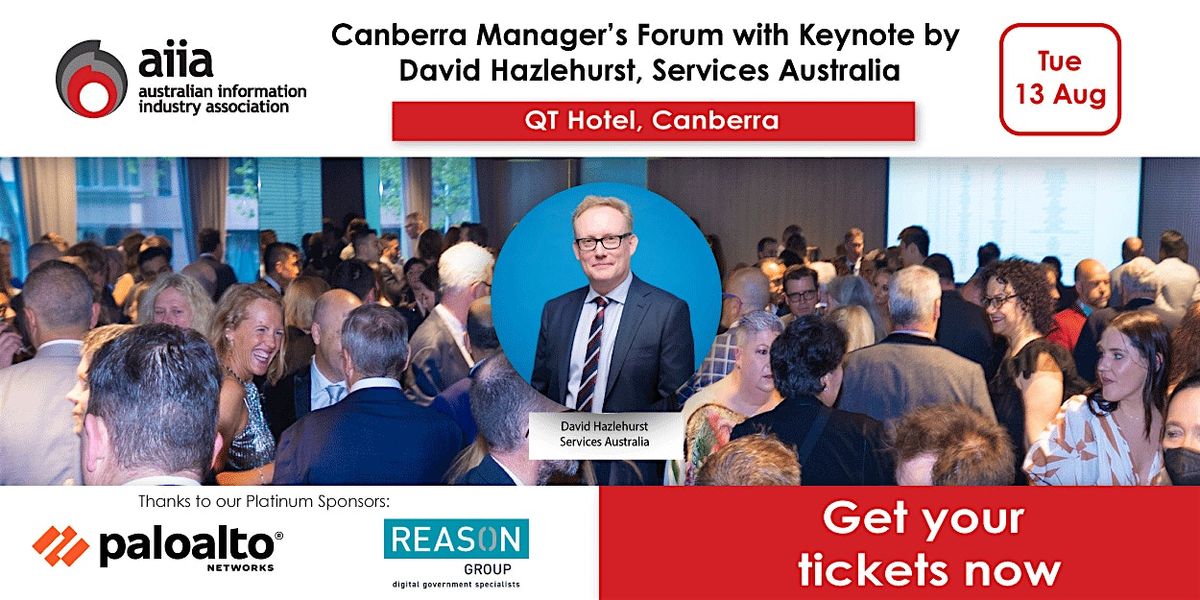 Canberra Manager\u2019s Forum with David Hazlehurst, CEO Services Australia