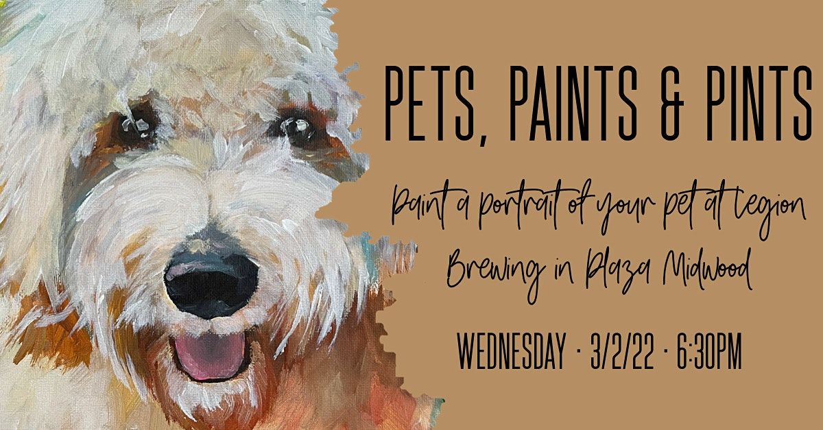 Pets, Paints & Pints at Legion Brewing