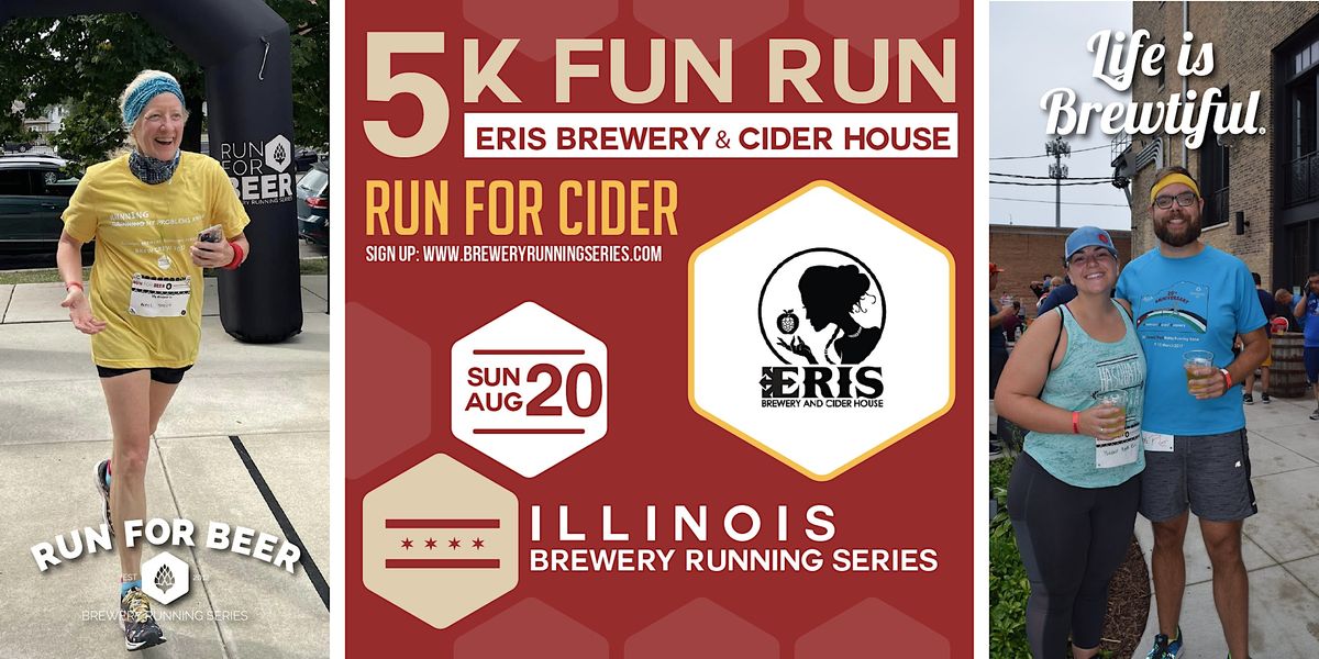 5k Cider Run x ERIS Brewery & Cider House | 2023 IL Brewery Running Series