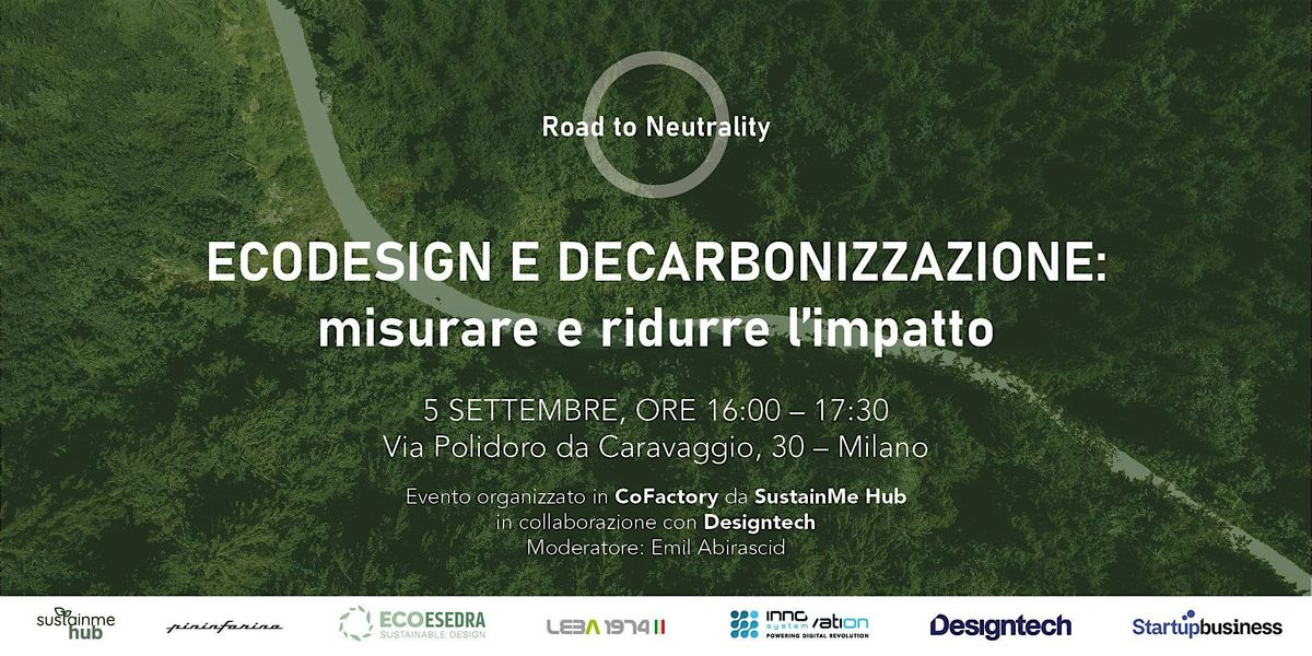 ECODESIGN E DECARBONIZZAZIONE: misurare e ridurre l'impatto