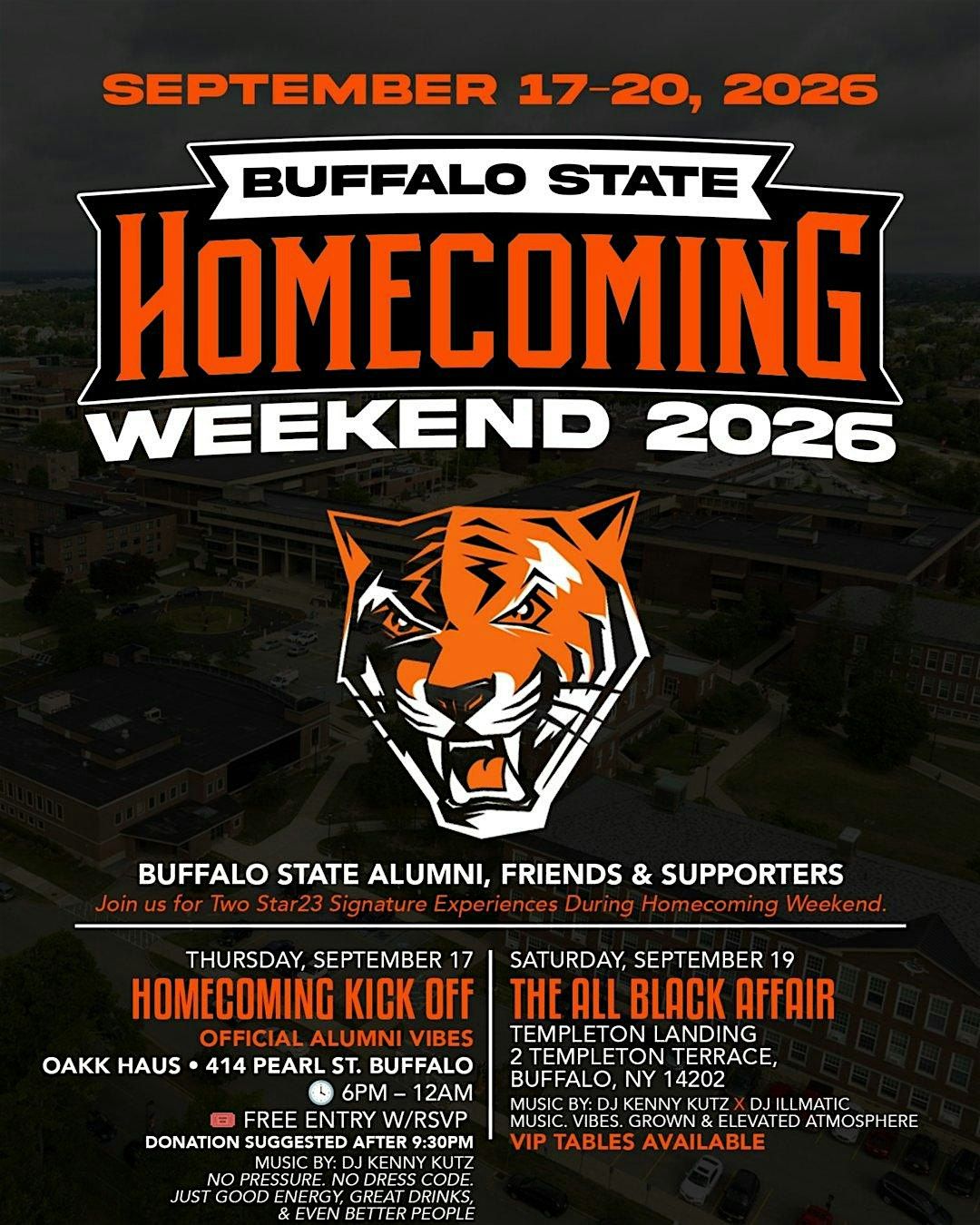 BUFFALO STATE COLLEGE: THE OFFICIAL HOMECOMING KICKOFF