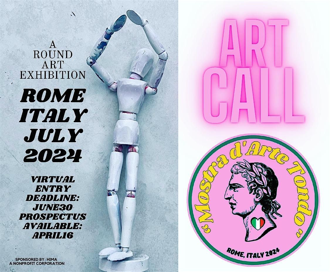"Mostra d'Arte Tondo" ART EXHIBITION - ROME, ITALY - SUMMER JULY 2024