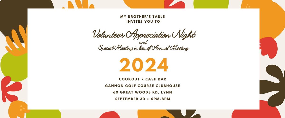 Volunteer Appreciation Night