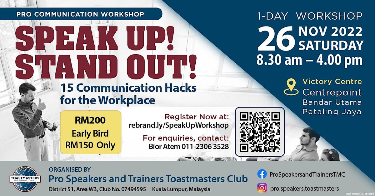 Speak Up! Stand Out! 15 Communication Hacks for the Workplace, Victory ...