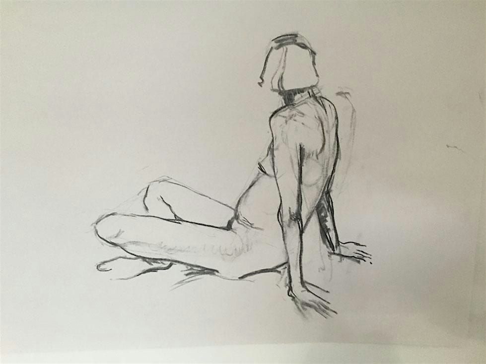 Wednesday Mornings Life-Drawing at Studio KIND.