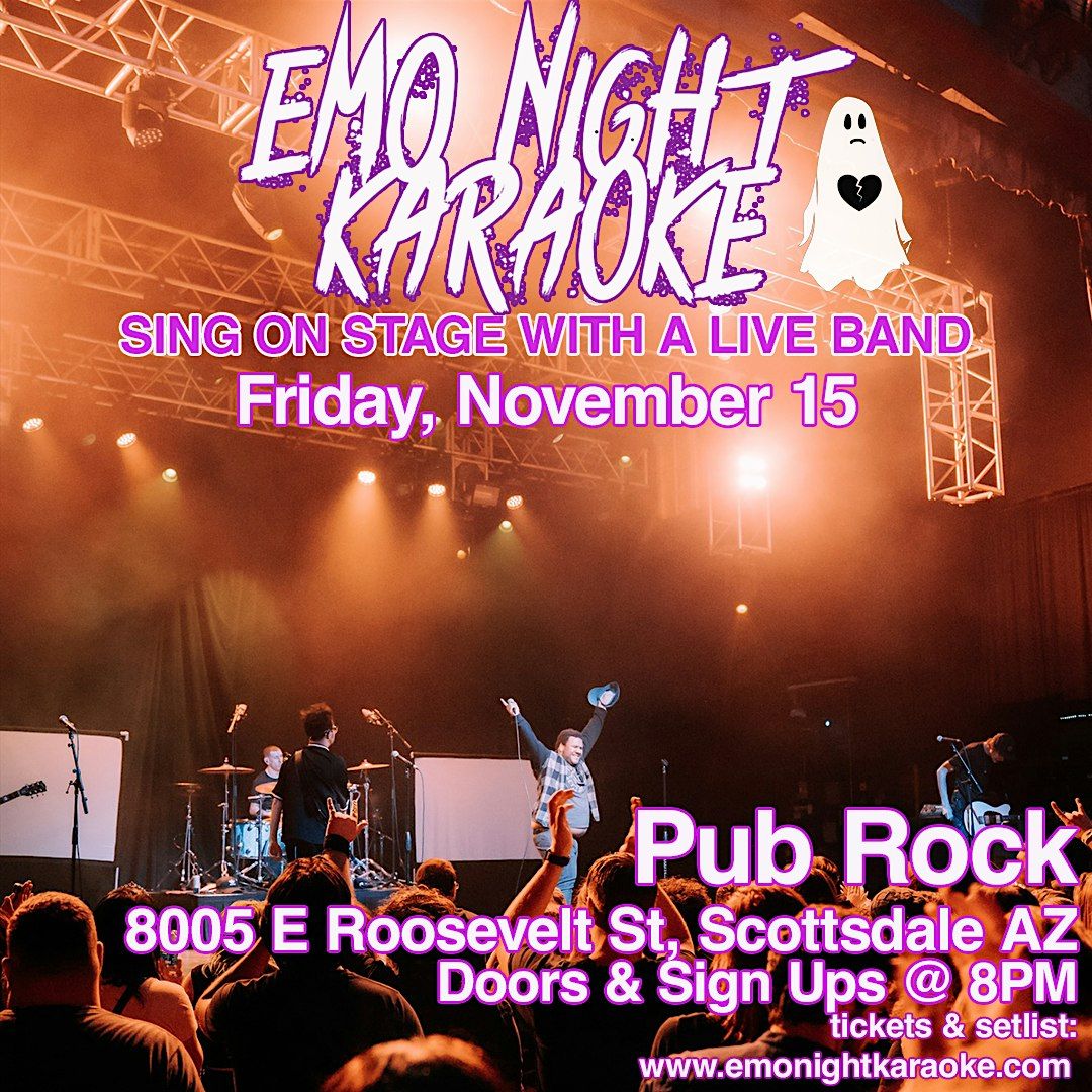 Emo Night Karaoke  Scottsdale 11\/15