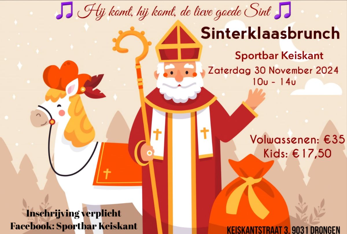 Sinterklaasbrunch Sportbar Keiskant