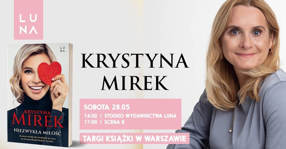 Krystyna Mirek \/ Targi Ksi\u0105\u017cki w Warszawie 2022