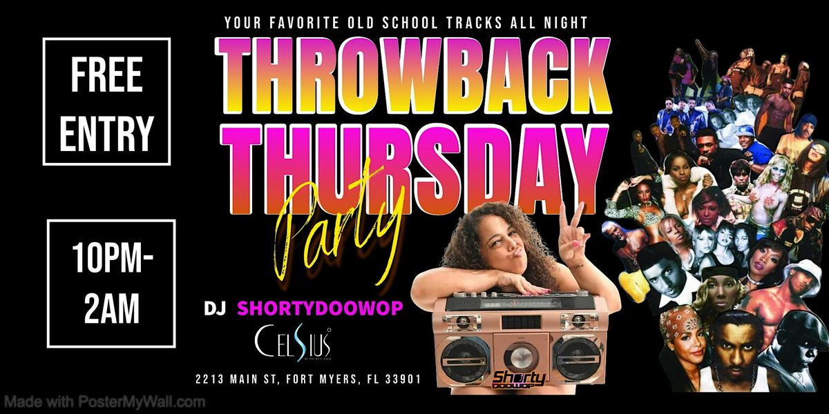 THROWBACK THURSDAYS WITH SHORTYDOOWOP