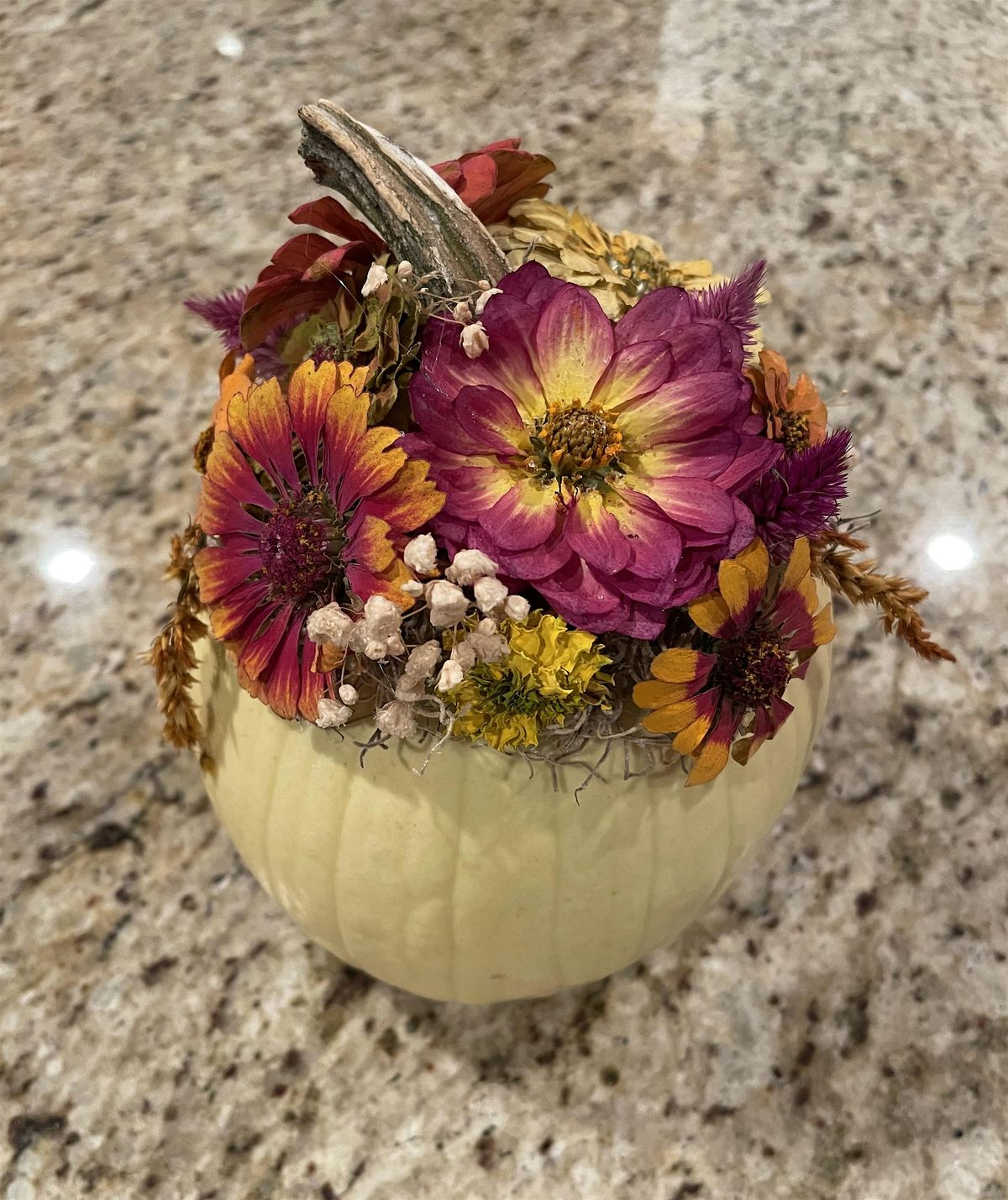 Fall Dried Floral Arrangement with Blooms On the Ridge