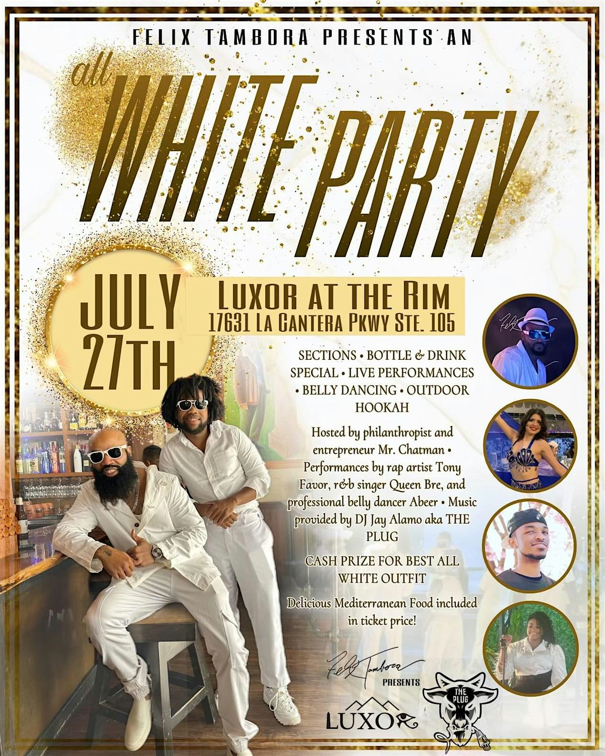 All White Party at Luxor at the Rim