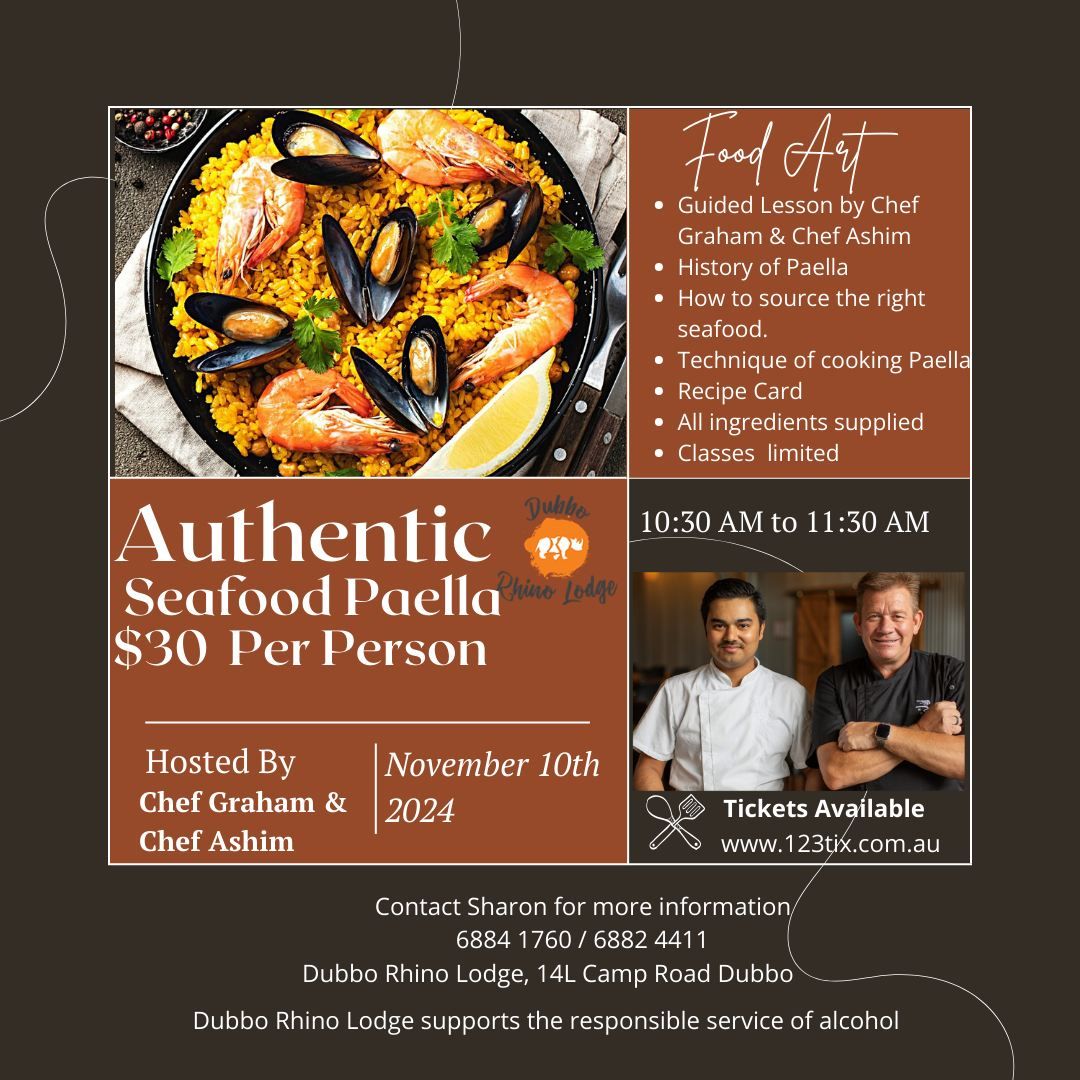 Authentic Seafood Paella Class