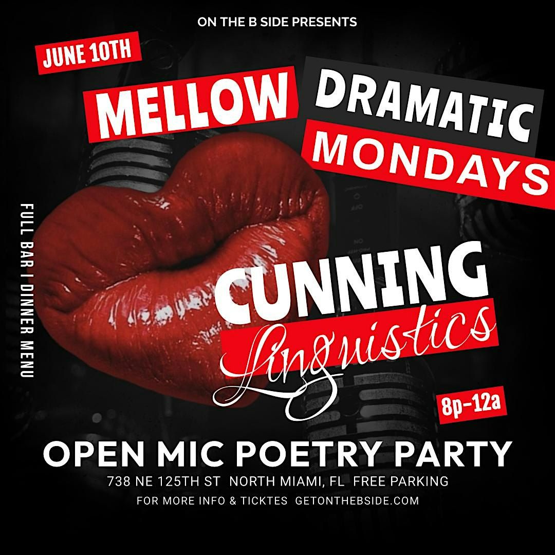 Cunning Linguistics Grown Folks Poetry Party
