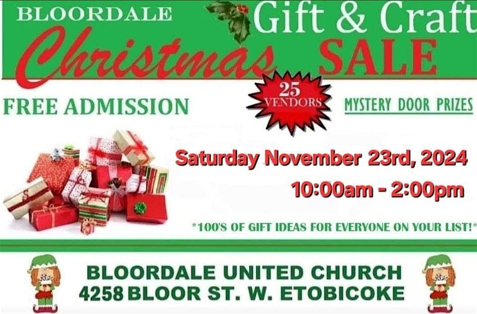 9th Annual Bloordale Christmas Gift & Craft Sale