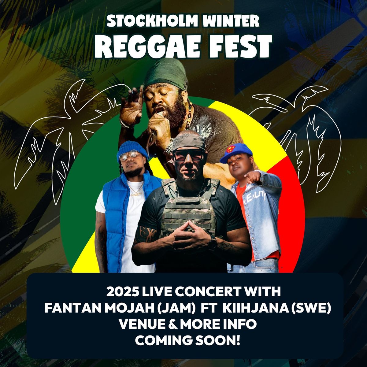 Stockholm Winter Reggae Fest Concert 2025 | Fantan Monjah (Jam) Live Ft Kiihjana (Swe)