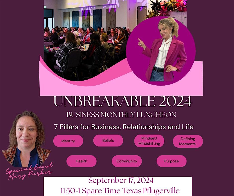 UnBreakable Business\u2122 Monthly Luncheon