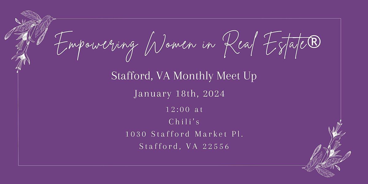 Empowering Women in Real Estate Monthly Meetup