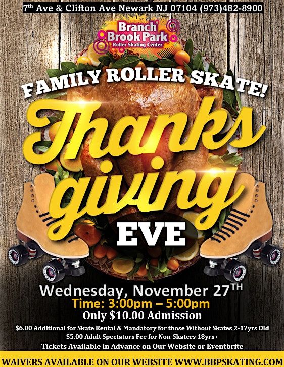 Thanksgiving Eve Skate