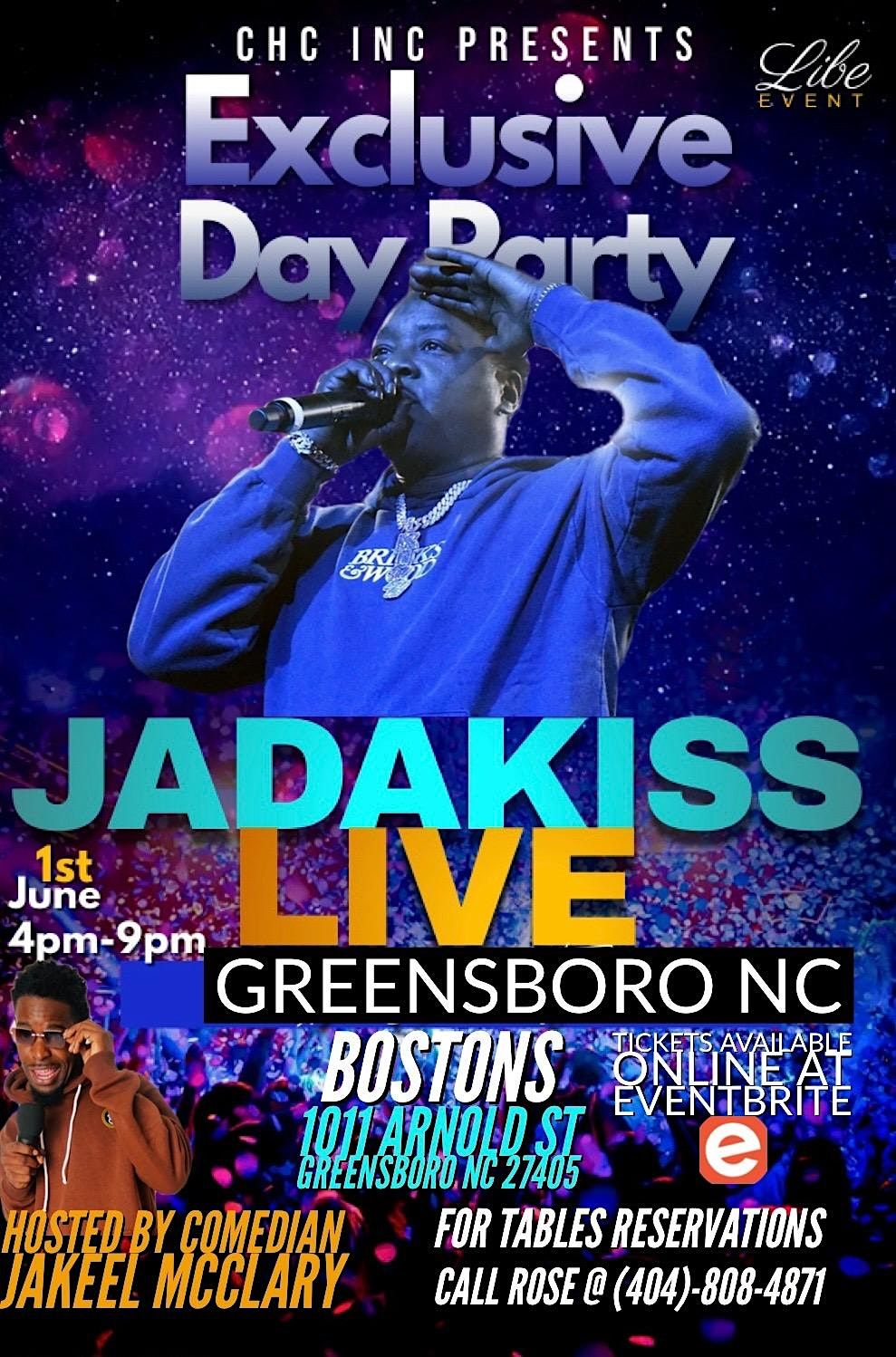 JadaKiss LIVE Exclusive Day Party