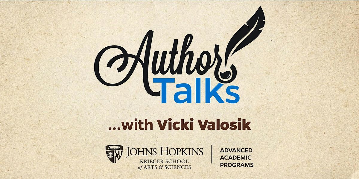 Author Talks presents Vicki Valosik