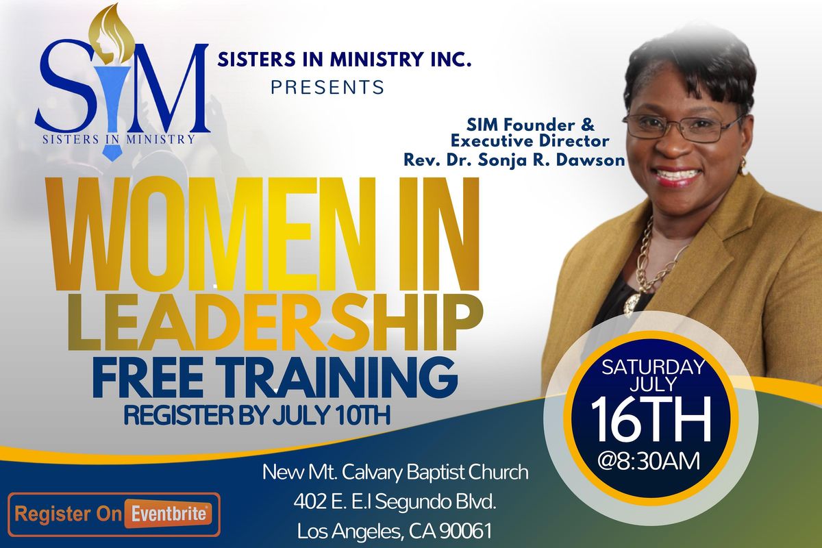SIM Women In Leadership Training  - July 16,  2022 \/  Free Event!