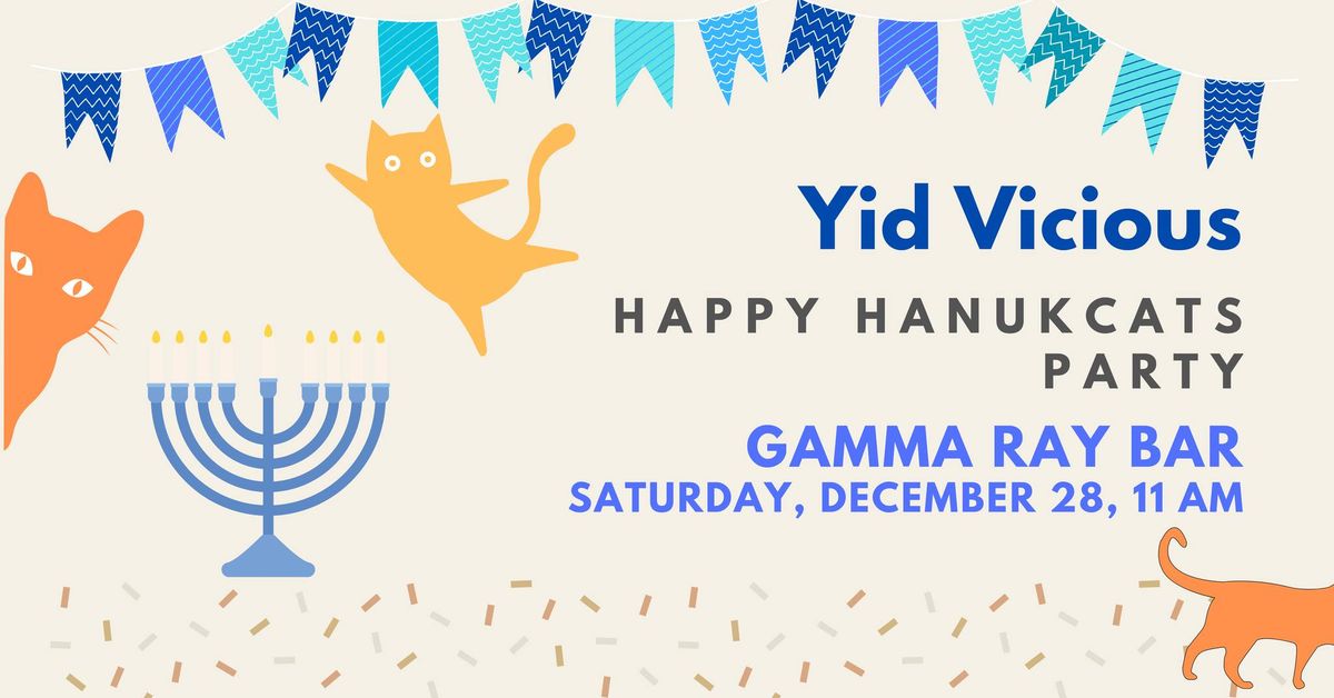 Happy Hanukcats Party: Benefitting Underdog Pet Rescue