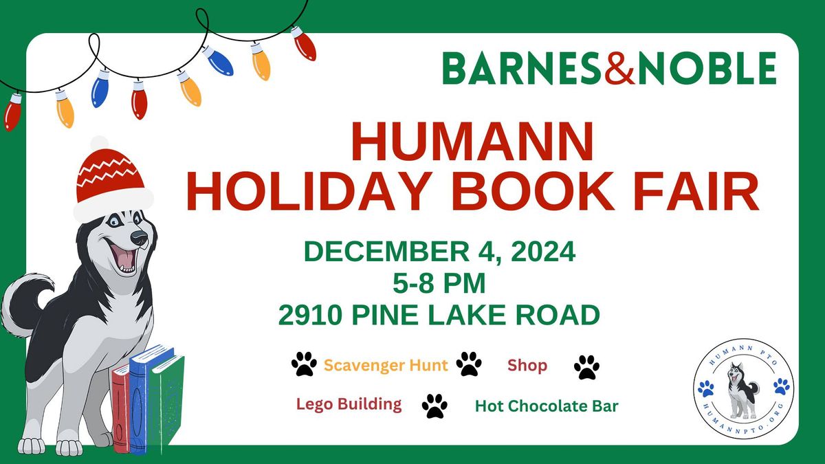 Humann Barnes & Noble Holiday Book Fair