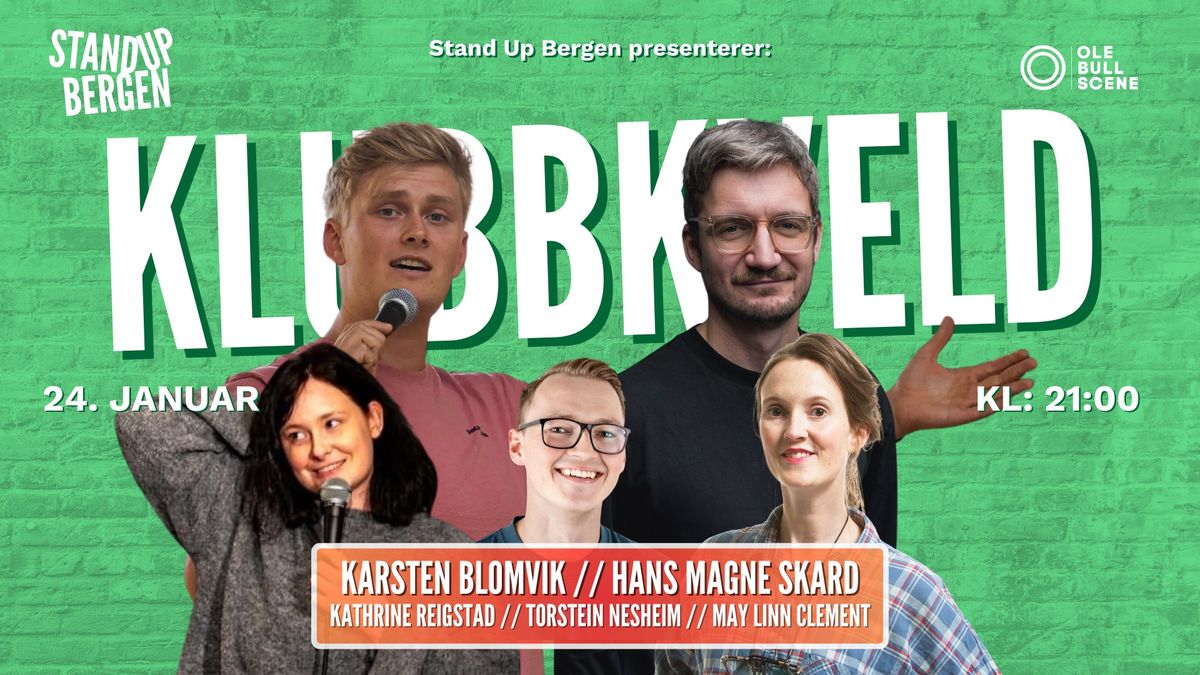 KLUBBKVELD MED STAND UP BERGEN